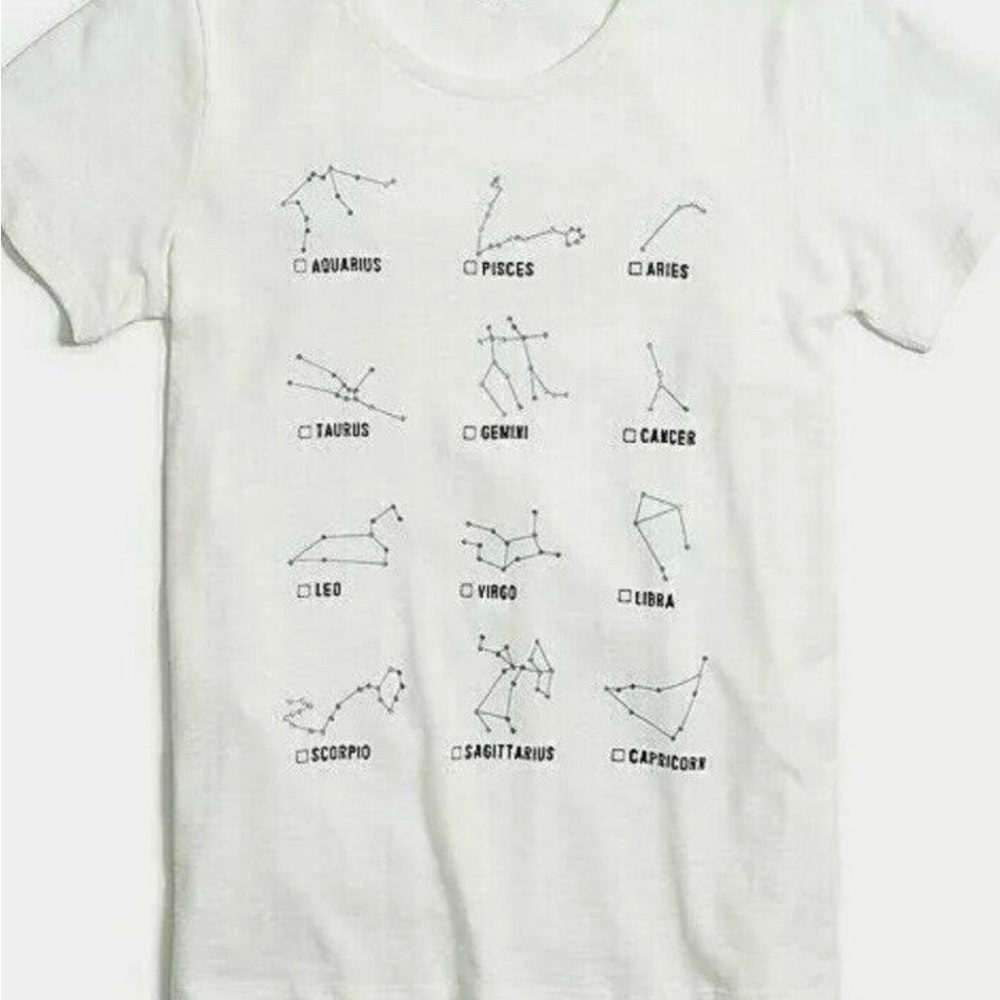 J Crew Astrology T-Shirt
